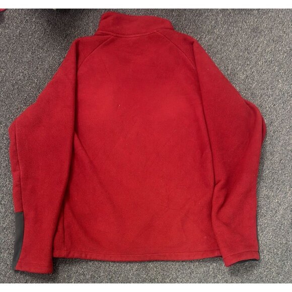 The North Face Chimborazo Fleece Jacket Men's Medium Red Sherpa Lined Full Zip - Picture 4 of 4